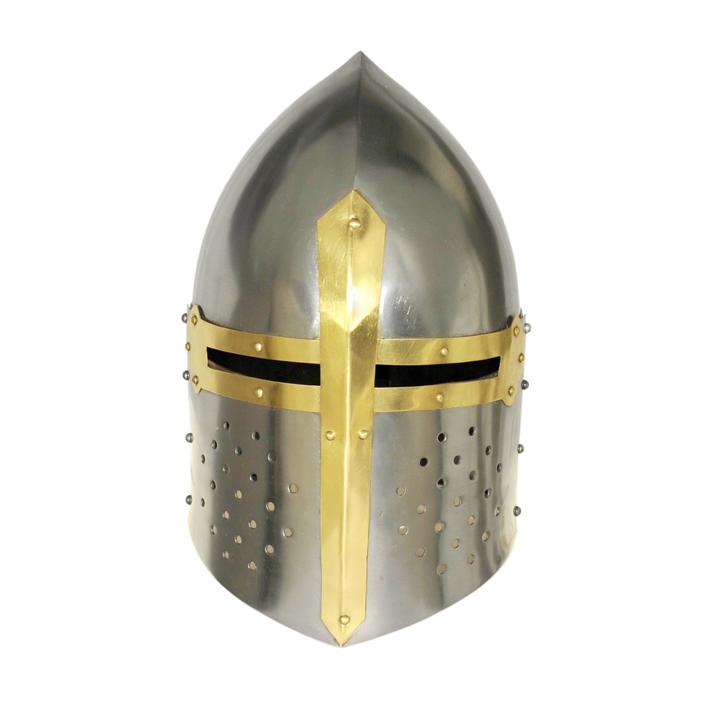 Sugarloaf-Helm – 16 G Eisen mit Lederfutter