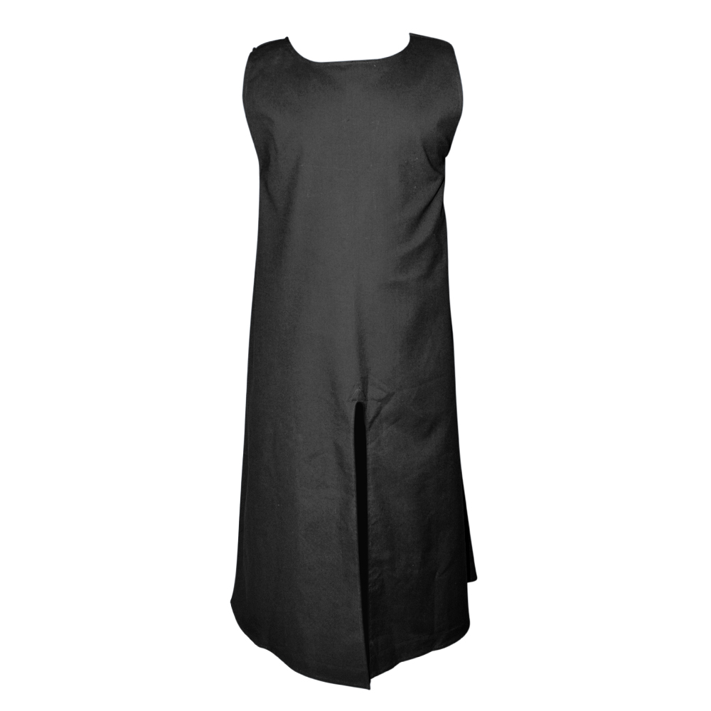 Langer Waffenrock mit Gehschlitz | Farbe schwarz