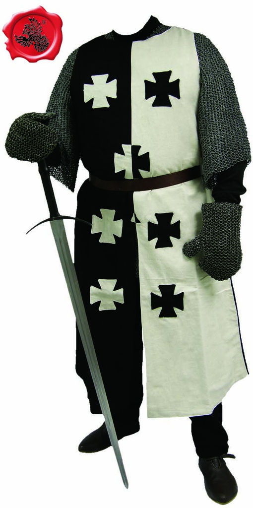 Crusader Surcoat | black & white