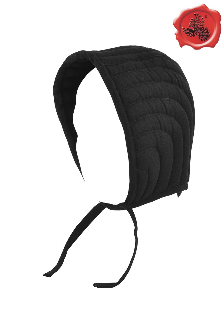 Gepolsterte Bundhaube | Farbe schwarz