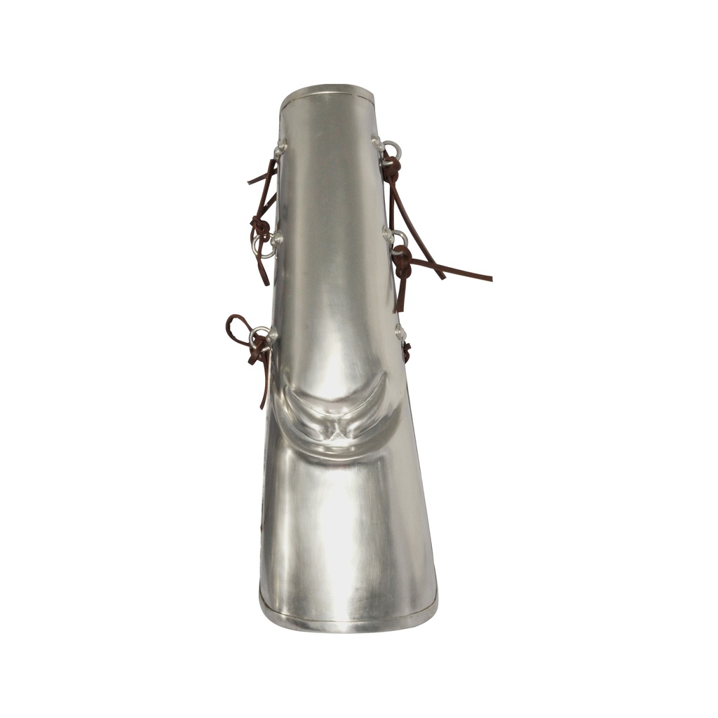 Greaves for Thraex and Hoplomachus | Tinned Steel