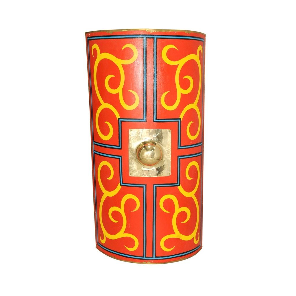 Murmillo/Secutor Shield with tinned steel shield boss