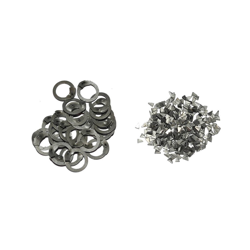 9 mm Flachringe mit Keilnieten 