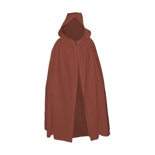 [SAY/CL/5050-BR] Medieval Woman Cloak | Color natural brown 