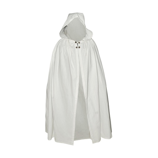 [SAY/CL/5050-W] Medieval Woman Cloak | Color white 