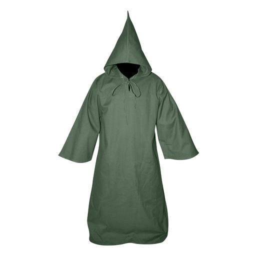 [SAY/CL/5052-XL-GREEN] Medieval Habit with hood | Size XL | Color green 