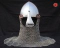 [GDFB/H/048-L-R] Bascinet with Aventail made from riveted rings | 14th C. | Size L