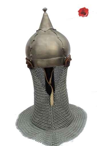 [GDFB/H/069-L-IMP] Polish Helmet with Aventail | 13th C. | Size L