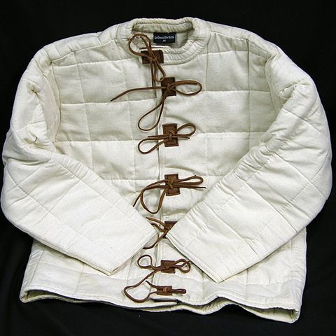[GDFB/CL/003-XXL-N-IMP] Arming Jacket | 14th/15th C. | Size XXL | Color natural