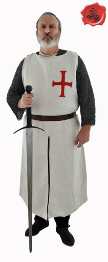 [GDFB/CL/007-S-STD-WL] Templar Surcoat | made from wool
