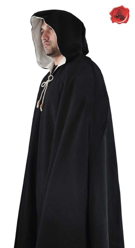 [GDFB/CL/024-STD-B] Radmantel | Farbe schwarz