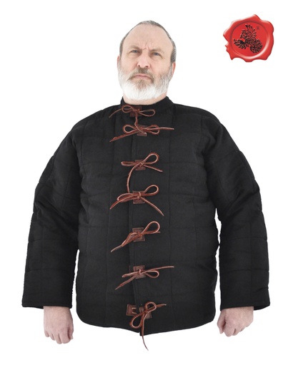 [GDFB/CL/003-L-B] Spätmittelalter Rüstwams | 14./15. Jh. | Größe L | Farbe schwarz