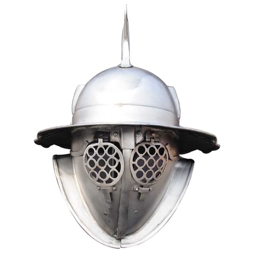[AER/H/1505-TN] Hoplomachus Helmet | Tinned Steel
