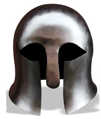 [AER/H/1508-TN] Early Greek-Corinthian Helmet | Tinned Steel