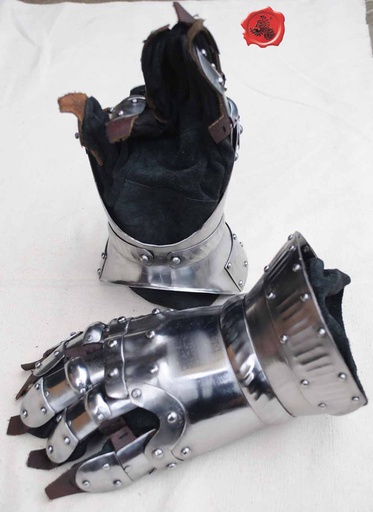[GDFB/AS/002-G-SO-L] Churburg Gauntlets | without brass decoration | Size L