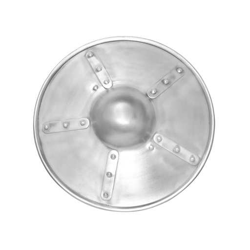 [GDFB/BK/003-9-IMP] Buckler mit Stahlbändern | Durchmesser 23 cm