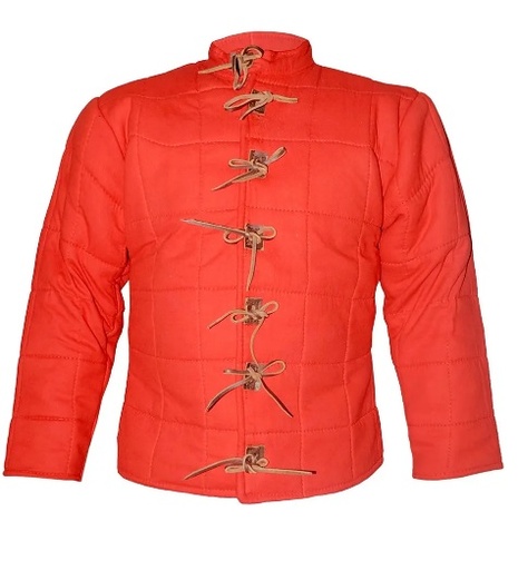 [GDFB/CL/003-XL-R] Arming Jacket | 14th/15th C. | Size XL | Color red