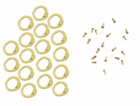 [4-RR-8-B] Flat rings with Wedge rivets 