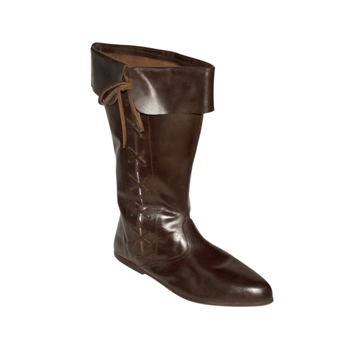 [GDFB/SH/011-7/40.5DB-IMP] Mittelalter Schnürstiefel | Größe 40,5